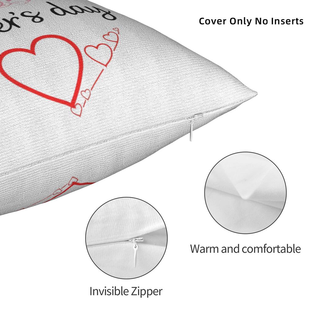 Our First Mothers Day Together Pillow Case Comfy Pillow Cover Fashion Cushion Cover For Sofa Home Decoration
