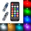 Позиционный фонарь Futwod T10 LED RGB Белый Синий Янтарный Фиолетовый Красный Розовый Зеленый Ледяной Синий Многоцветный 13-цветный Переключающийся Стробоскоп Множество световых схем RF R