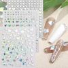1 Sheet Valentine's Day Sweet Love Heart Adhesive Nail Sticker Decal Nail Art Decoration
