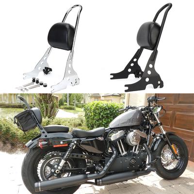 Мотоциклетная подушка для пассажирской спинки Sissy Bar для Sportster XL883 1200 48 04-15