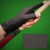 Эластичные бильярдные перчатки для левой руки, перчатки с тремя открытыми пальцами, женские