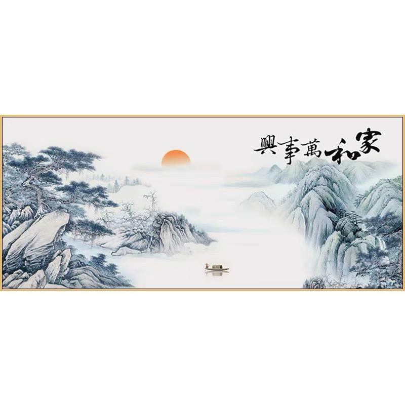 5d Алмазная картина Полный алмаз Дом и все Xing Pasted Вышивка крестом Алмазная вышивка Мозаика Искусство Гостиная Пейзаж Пейзаж Китайский