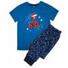 Boys Nice List Short-Sleeved Long Pyjama Set
