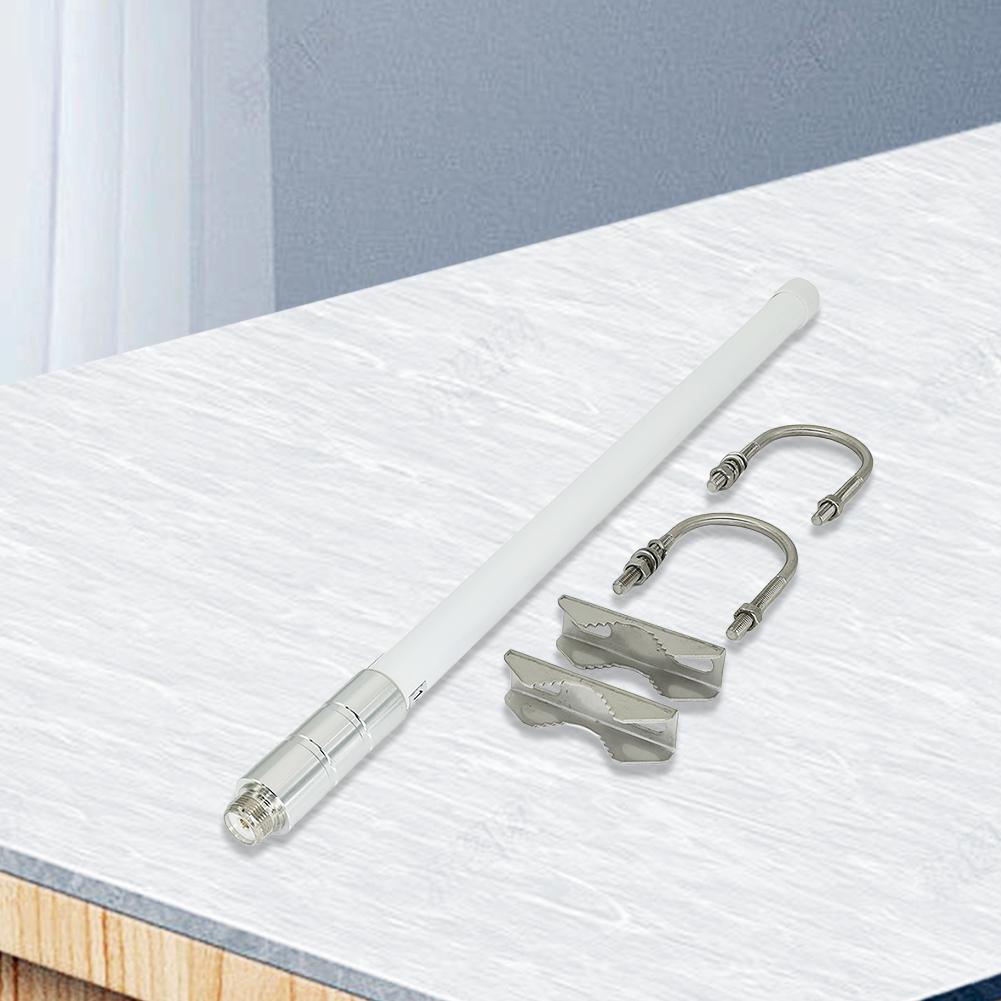 Omnidirectional Outdoor Antenna Waterproof Outdoor Omni Directional Fiberglass Base Antenna 144/430 MHz Fiberglass Antenna
