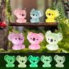 Glow-in-the-dark Koala Micro Landscape Gardening DIY Crystal Ball Decoration Accessories Cute Little Koala Resin Decoration