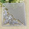 Flower Grid Frame Cutting Die Scrapbook Emboss Mold Paper Card DIY Stencil Decor