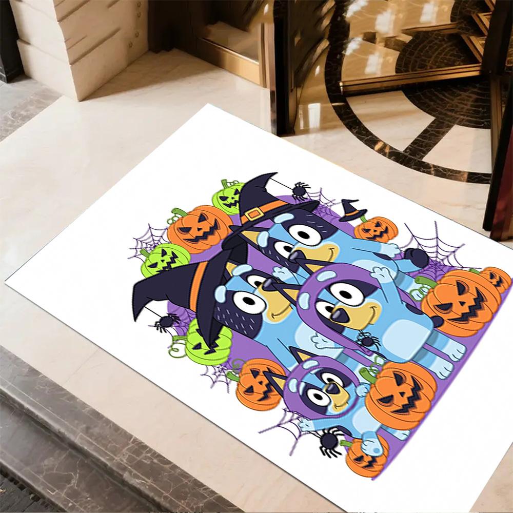 Halloween Costumes Party Floor Mat Perfect for Hallway Study room Bedrooms Foyer Anti-slip Rug Anime Office Decor Perfect Birthday/Christmas Gift Idea