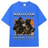 Whatever Daddy Wants Daddy Gets Wolf Graphic Tshirt Unisex Unisex 90s Vintage Popular T Shirts Oversized Cotton Casual T Shirt Male