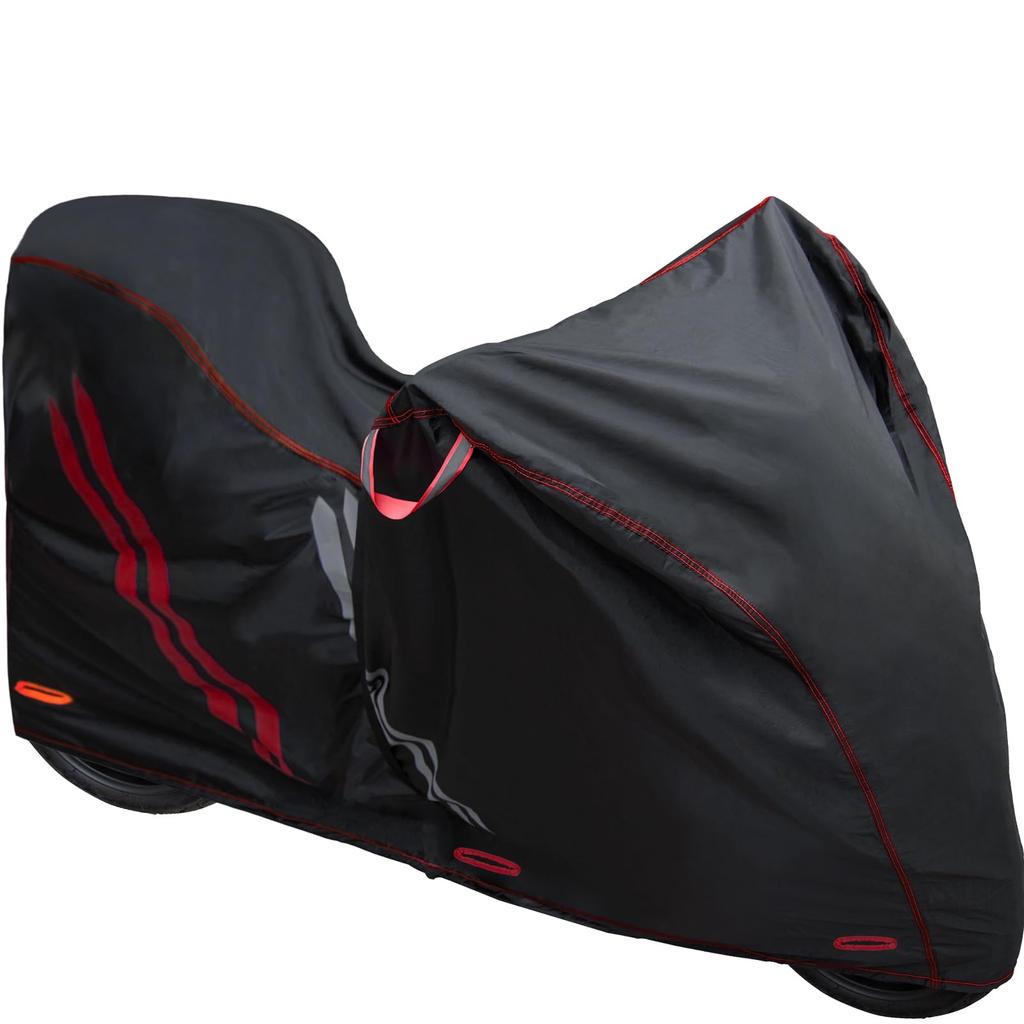 Exclusive Motorcycle Cover 450D Thick Durable Completely Waterproof Water Pressure Resistant Windproof Water Repellent UV Protection Theft Prevention
