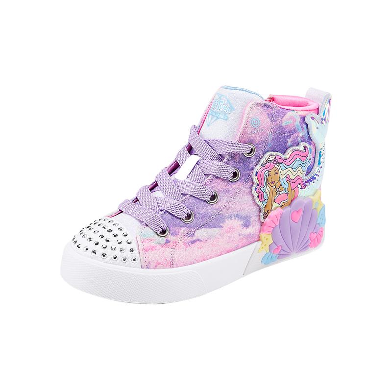 Skechers Детские удобные модные трендовые нескользящие легкие амортизирующие полуботинки для скейтборда детские скейт-ботинки детские скейт-ботинки 314326L-LVMT