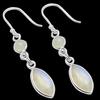 925 Sterling Silver Earring, Women Earring, Gemstone Earring, Gift For Her, Dangle Earring, Handmade Earring, Moonstone Earring