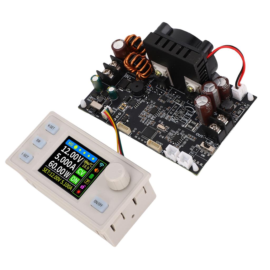 Adjustable Voltage Regulator DC6.0 36V 7A 252W Input DC0.0 36V Output 1.8 Inch Screen Voltage Regulated Power Supply