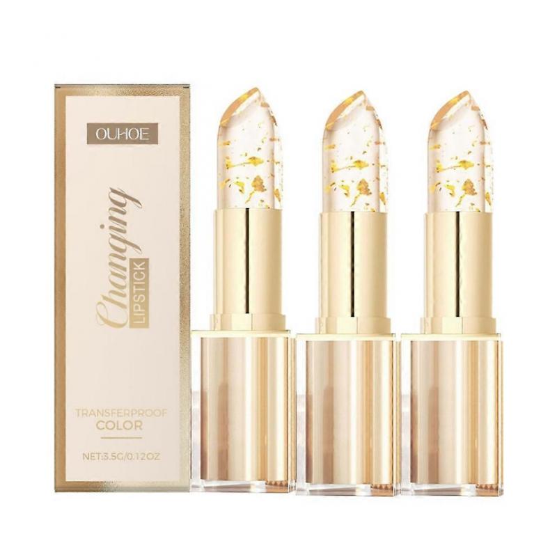 (3pcs)Transferproof Color Changing Lipstick Natural Moisturizing Lip Balm