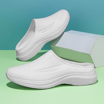 20242025 большой размер ленивые тапочки-мешки женские полутапки 2025 сумка-мешок траловая ткань обувь одна педаль