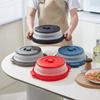 Upgraded Collapsible Microwave Lid Vented Microwave Splatter Cover Vegetable Fruit Cleaning Basket Kitchen Gadget