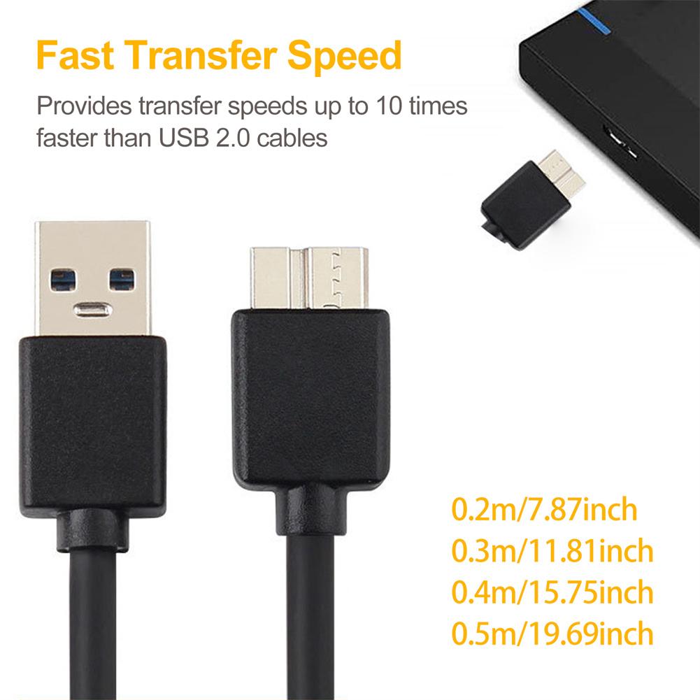 Адаптер USB 3.0 Type A на USB3.0 Micro B Male Кабель-шнур Жесткий кабель Синхронизация HDD Кабель Внешний диск S9M6