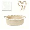 Space Saving Ins Desktop Storage Box Oval Sundries Storage Organizer Toys Sorting Basket  Bathroom