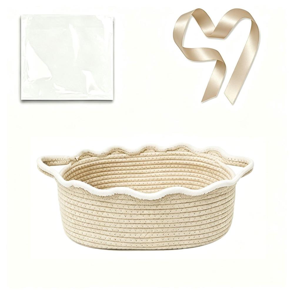 Space Saving Ins Desktop Storage Box Oval Sundries Storage Organizer Toys Sorting Basket Bathroom