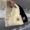 Cute Woolen Hat Autumn And Winter Warm Trend Hat Versatile Ear Protection Black Knitted Hat Women's Hat