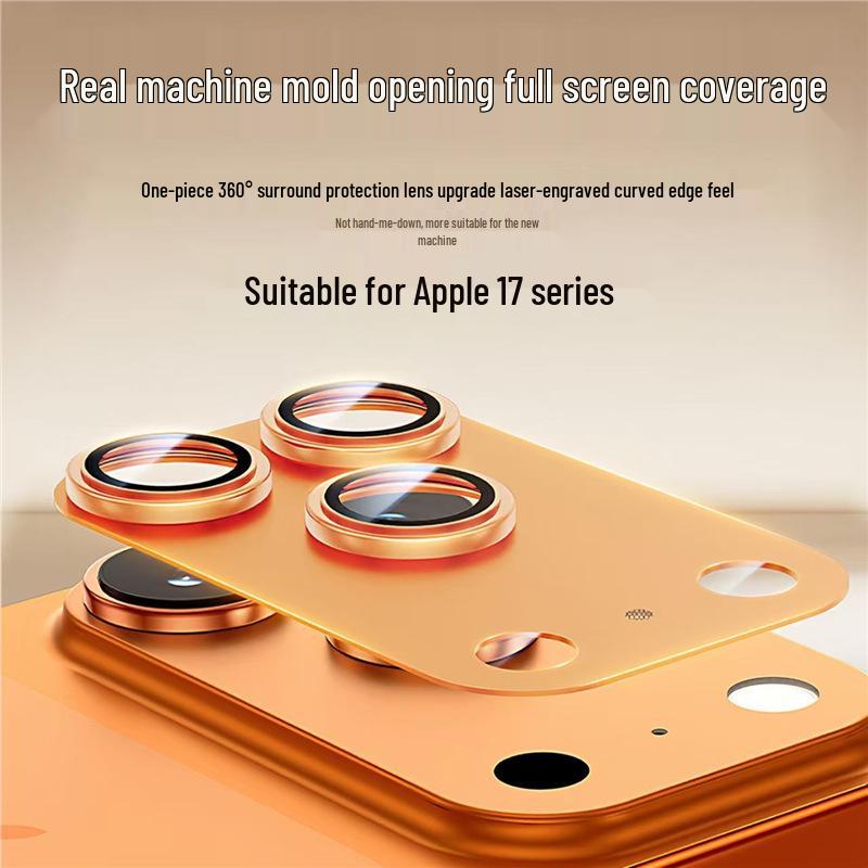 Apple iPhone 17 Pro Max Защитное стекло на весь объектив - Металлическая пленка против падений