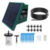 Solar Drip Irrigation System for Garden Digital Display Screen Automatic Watering System for 10 Potted Plants with 30x7