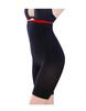 Length Compression Pelvic Corrective Underwear for Black [KOEI STORE] Crotch-Open 3/4 Tights, Hip-Up, Support, Women, G0110-A-bk