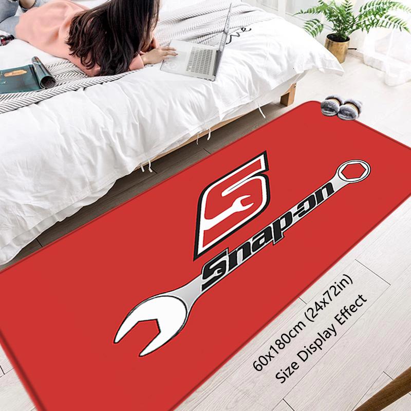 Interior Floor Mat Doormat Snap on Tools Non-slip Foot Rug for Entryway Kitchen Carpet Bedroom Bedside Mats Home Decorations