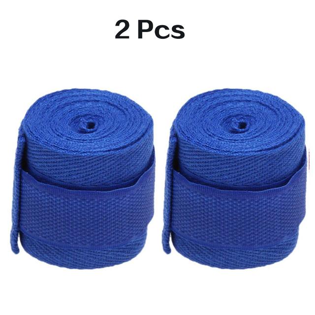 2 Rolls 2.5/3M Cotton Boxing Bandage Sports Strap Sanda Gauntlets MMA Hand Gloves Wraps Belt Wraps Bandage For Competition