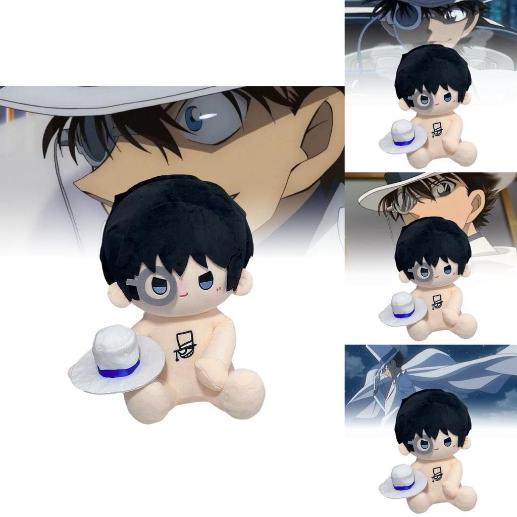 Очаровательная хлопковая кукла Кайто Кид высотой 40 см в милом наряде. Идеально подходит для коллекционеров