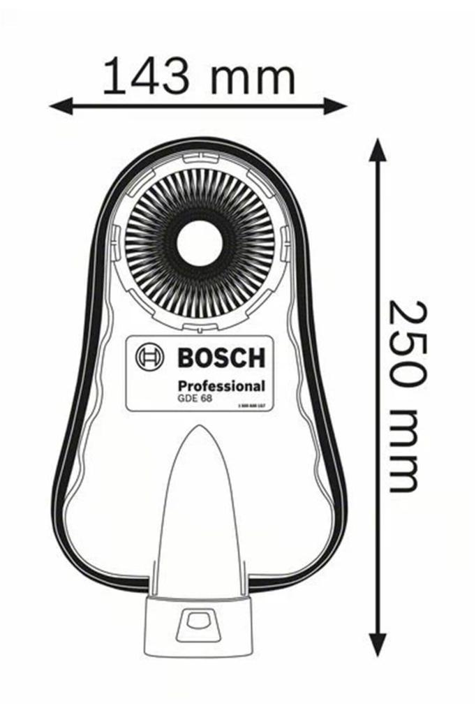 Bosch Professional Пылесос для сверления бетона GDE68 Адаптер Kyusin (Bosch)