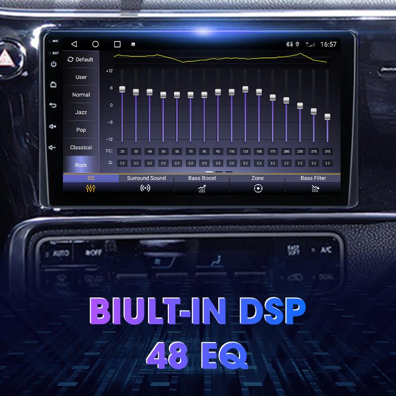 2 Din Android 12 автомобильное радио для Toyota Auris 2014 2015 2016 2017 2018 мультимедийный видеоплеер GPS 4G Carplay авто стерео DVD QLED