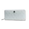 Round Zipper Long Wallet with Coin Purse Marcel 061616 Shiro