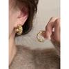 New Irregular High-end Ear Studs with Niche Design, Fashionable Ear Rings, and Earrings