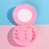 Beauty Plastic Mirror Case Lashes Container Box Makeup Tool Lashes Organizer False Eyelash Box