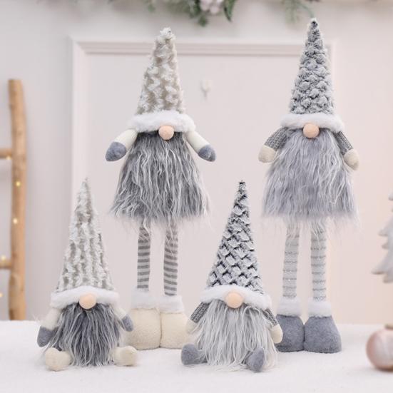 Yousheng Рождественская Безликая Кукла Очаровательный Гном Украшение Телескопические Ноги Плюшевая Карликовая Кукла для Украшения Дома Праздника