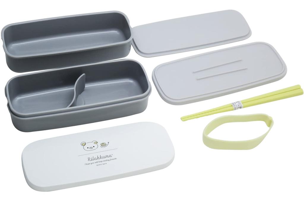 OSK Rilakkuma Two-Tier Lunch Box PW-28K