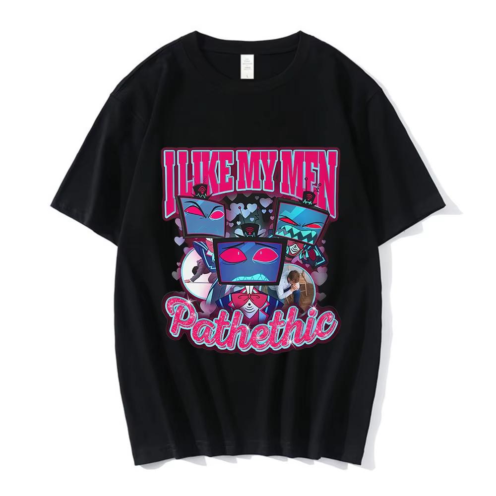 I Love My Men Pathethic Funny Meme Graphic T-shirts Women Clothing Fashion Hip Hop Short Sleeves T Shirts Cotton Casual T-shi...