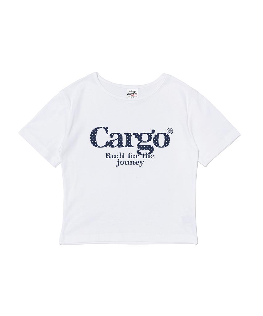 CARGOBROS ДЛЯ ЖЕНЩИН Футболка с коротким рукавом с логотипом в горошек (белый)