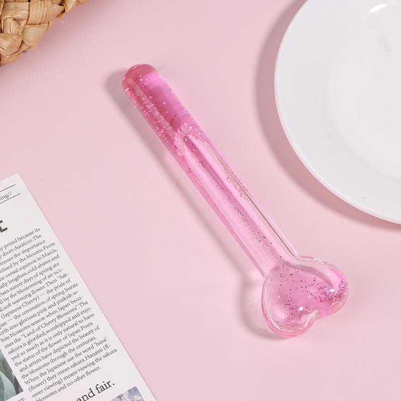 Ледяные глобусы в форме сердца для женских процедур для лица, охлаждающие косметические шарики, роллер для лица, компресс, ледяной шар, массажер для глаз, инструмент с морозильными глобусами