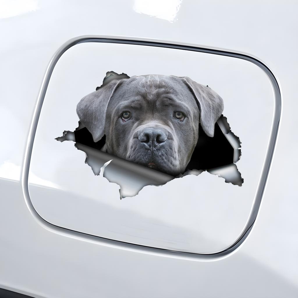 Серые наклейки Cane Corso для автомобиля, блокирующие царапины, самоклеящиеся водонепроницаемые наклейки, используемые для автомобиля, ноутбука, мотоцикла, фургона, автофургона