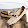 Fashion Summer Men's Suede Loafers Comfortable Man Flats Casual Mens Shoes Men Breathable Slip-On Soft Leather Driving Shoes for Men