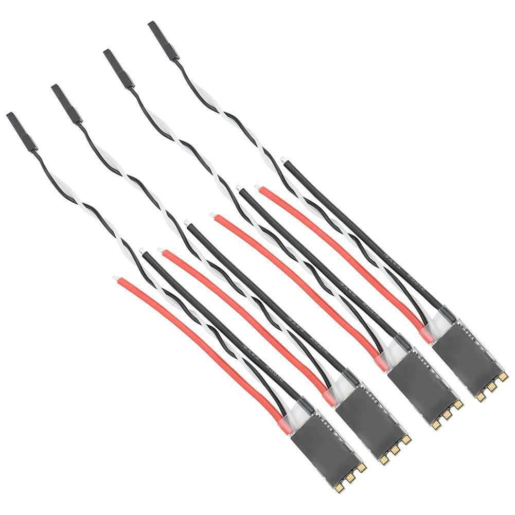 4PCS 20AS Brushless ESC Fast Switching Upgrade Parts Fit for FVT LittleBee;KS01813*4:(Black )