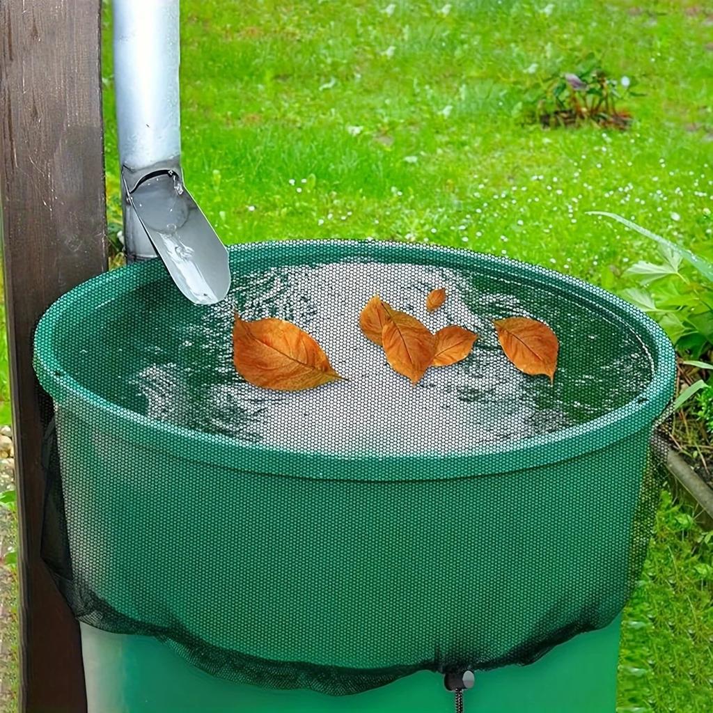 Rain Barrels Screen Water Bucket Covers,Rainwater Collector Tank Net Cover,Rain Water Collection Bucket Netting XXL