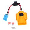 Power Tool Battery Adapter for DCB200 20V 18V Riding Toys Lithium Battery Converter with Wire Harness Connector Blue