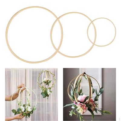 3x Пяльцы для вышивания Кольцо макраме для поделок DIY Ловец снов Свадьба 15см 30см 40см