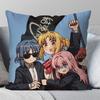 Анимация Одинокий R-Рок Наволочка Квадратная Подушка Спальня Диван Досуг Комфорт Подушка Автомобиль Гостиная Домашнее Украшение 40X40