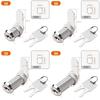 with 2 Spare Keys Cabinet Lock 16/20/25/30mm Mailbox Lock  for Furniture Mailbox Filing Cabinet