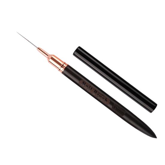 Кисть для дизайна ногтей 6/9/12/15/18 мм, ультратонкие волосы, деревянная ручка, портативная, для начинающих, профессиональная, сделай сам, для дизайна ногтей, цветной лайнер для рисования, ручка для нанесения точек