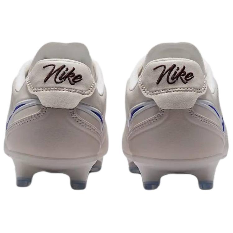 Nike Tiempo Ligera Pro FG Низкие Меловой Белый Унисекс Шиповки Загар Гонщик-Синий HQ3158-101