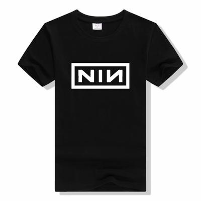 Футболки Nine Inch Nails, футболка NIN American Industrial Rock Band, летние топы из чистого хлопка с короткими рукавами, футболка унисекс
